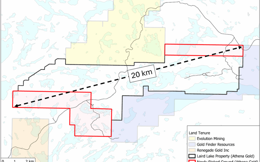 Athena Uncovers New Till Anomalies at Laird Lake, Materially Expands Land Package in Ontario’s Red Lake Gold Camp
