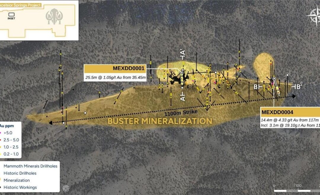 Athena Gold Provides Exploration Update From Excelsior Gold-Silver Project, Nevada