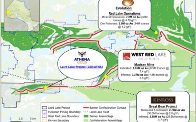 Athena Announces Red Lake’s Newest Grassroots Discovery: Drills 23.85 Grams per Tonne Gold over 5 Metres at Laird
